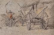 Peter Paul Rubens Peasant thresh vale beside the board Sweden oil painting artist